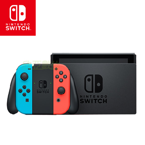 任天堂Nintendo Switch主機OLED 款式公司貨主機(藍紅) 遊戲娛樂-欣亞