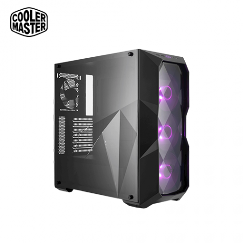 酷碼MasterBox TD500 MAX 玻璃透側機殼(ATX/Type-C/內建風扇前3後1/內
