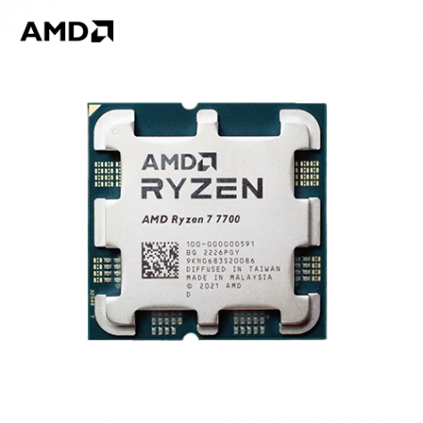AMD Ryzen7 7700 MPK【8核16緒】(3.8GHz(Turbo 5.3GHz)/ZEN4/65W/含內