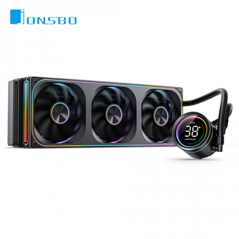 JONSBO 喬思伯TH-360 黑(360mm/液晶顯示水冷頭/一體式無限鏡風扇/12cm