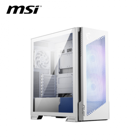 微星MPG VELOX 300R AIRFLOW PZ 白玻璃透側機殼 E-ATX Type-C 內建風扇前2後1 支援 ATX 背插主板 顯卡400mm 塔散165mm -數位