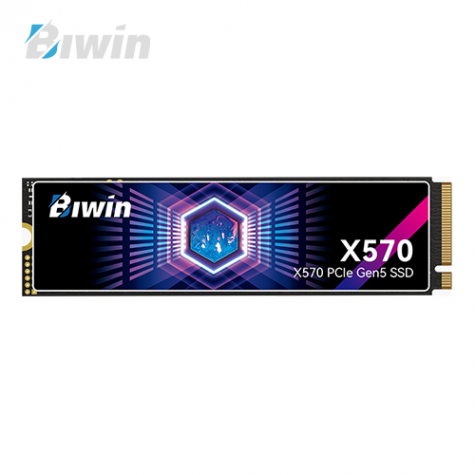 佰維Biwin X570 1TB/M.2 PCIe Gen5/讀:14000M/寫:7300M/單面設計/TLC