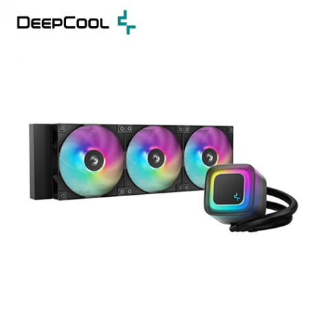 DEEPCOOL 九州風神LE360 V2 黑(360mm/ARGB光環水冷頭/五代水泵/12cm