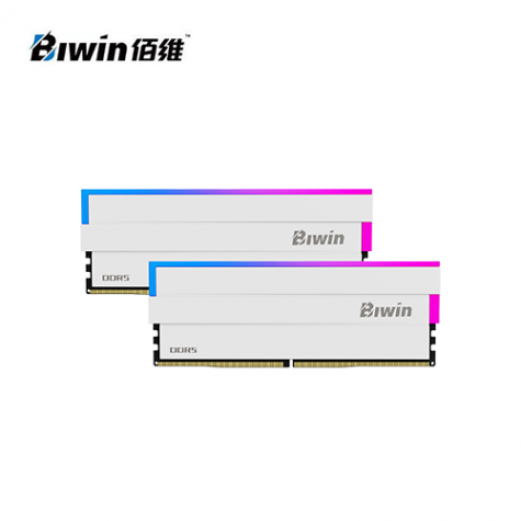 BIWIN DW100 RGB DDR5-6000 32GB(16G*2)白(CL28)-欣亞數位‧ 買電腦，找欣亞