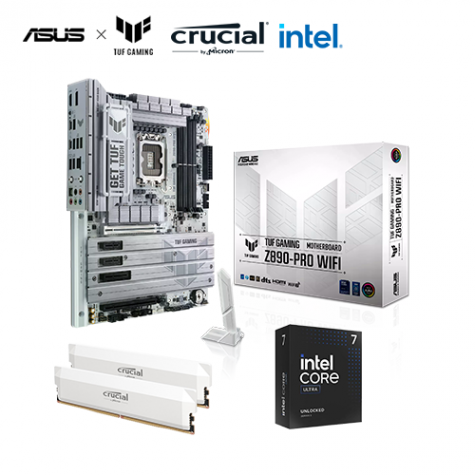 CPU限量優惠組！】華碩TUF GAMING Z890-PRO WIFI+美光Crucial PRO DDR5
