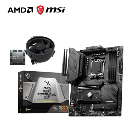 U版專案】AMD Ryzen7 7700 MPK+微星MAG B650 TOMAHAWK WIFI-欣亞數位