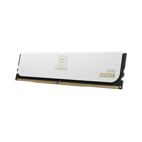 十銓TEAM T-CREATE EXPERT DDR5-6000 32G(16G*2)-白(CL30/支援XMP&EXPO