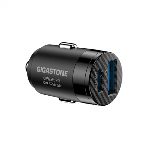 【GIGASTONE 立達】PC-6500B 65W 雙孔車用充電器